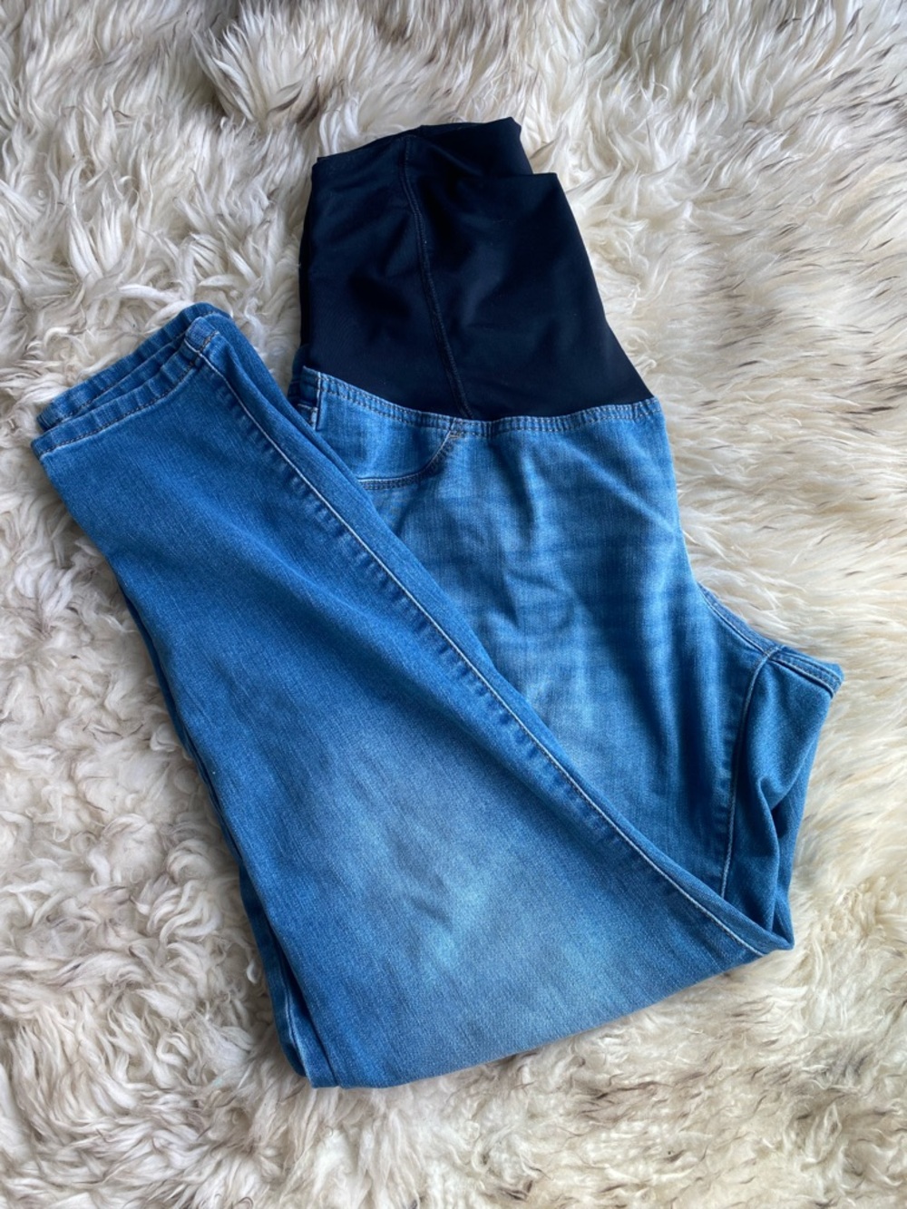 Blue Maternity Skinny Jeans | Size 10/30R